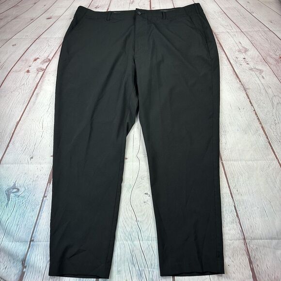 Ben Hogan Pants Mens Black Golf Dress Flat Front Stretch Performance Casual 42 - Picture 2 of 10